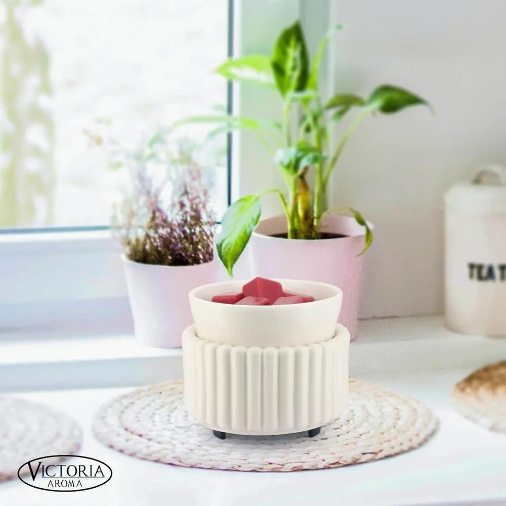 Ceramic Wax Melt Warmer 3-in-1 Candle Wax Warmer for Scented Wax Melter Electric